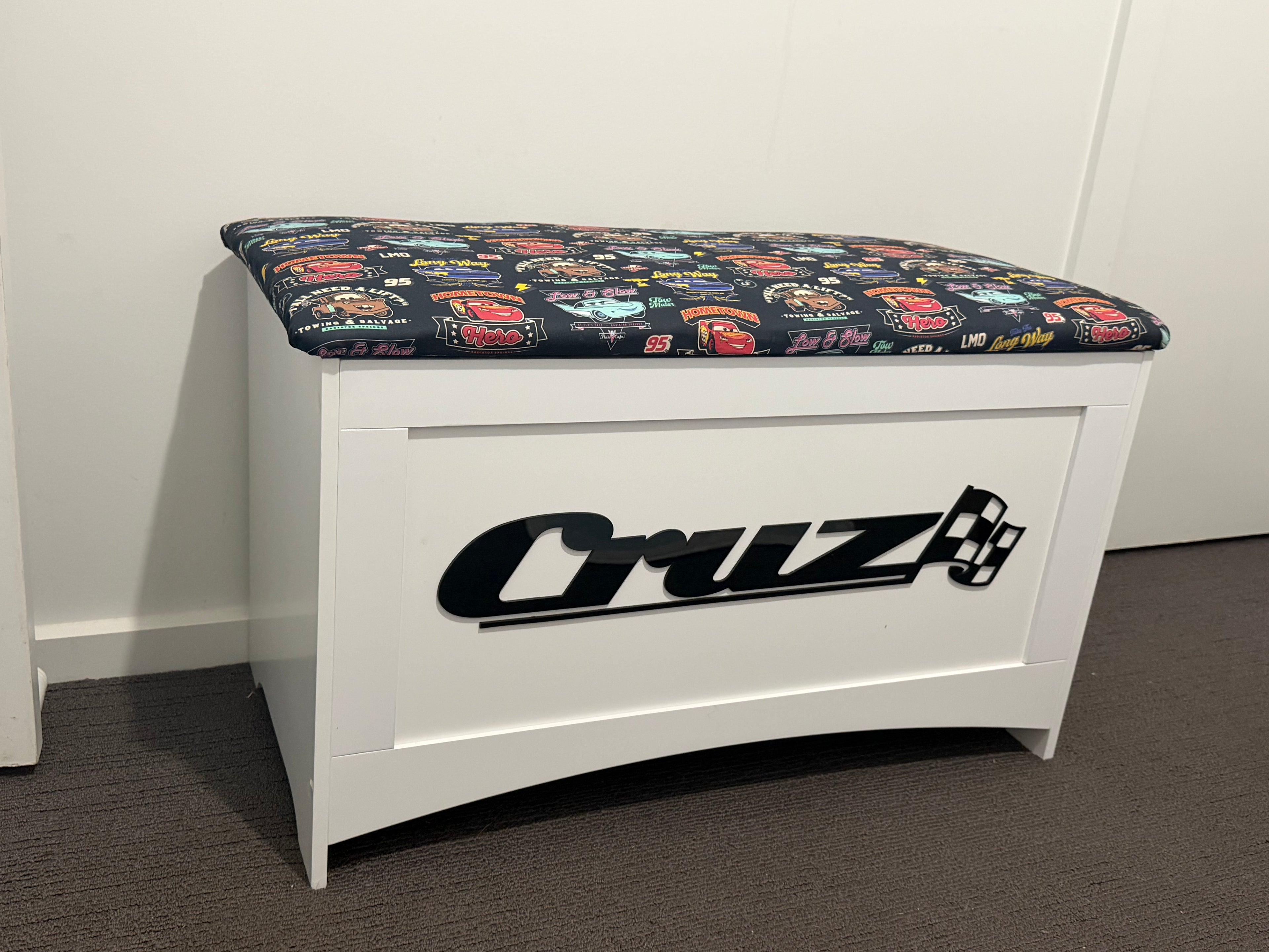 Custom Padded Toy Box